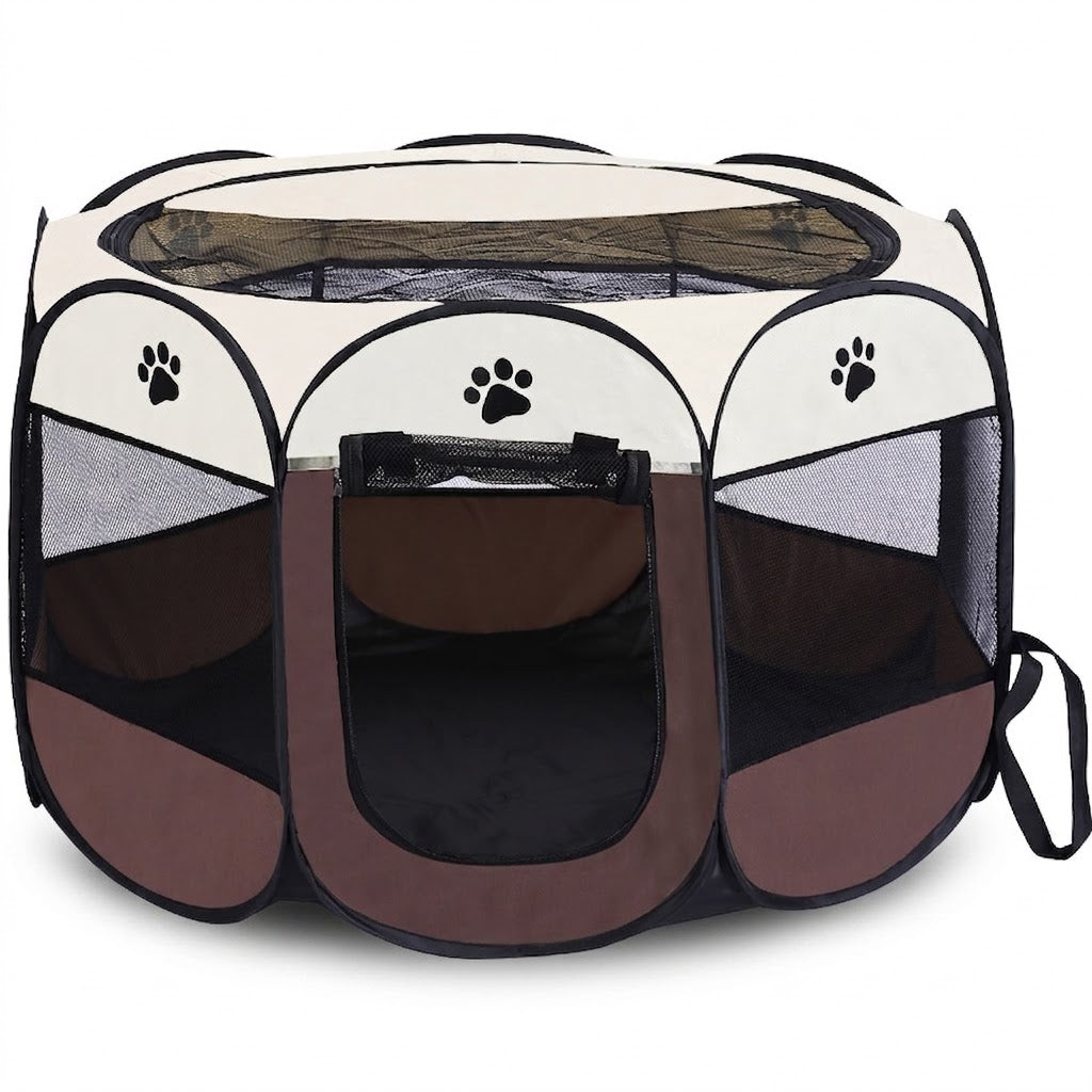 Foldable Mesh Pet Tent and Delivery Room