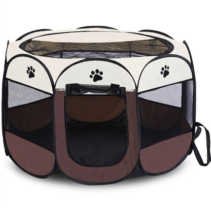 Foldable Mesh Pet Tent and Delivery Room