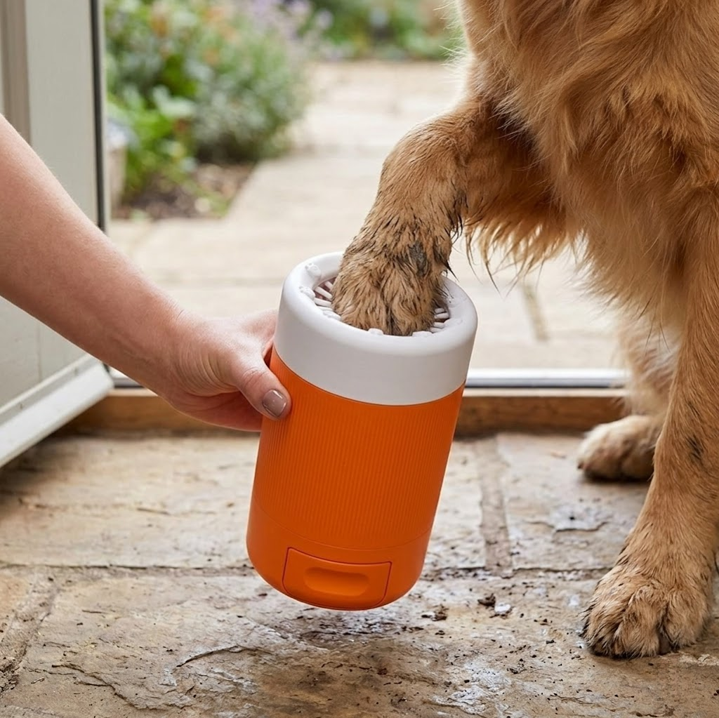 Semi-Automatic Pet Paw Cleaner