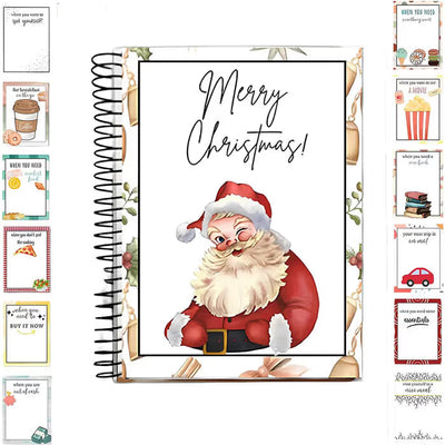 Christmas Gift Card Book — Santa Claus