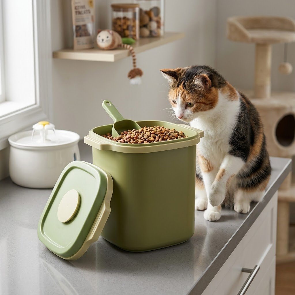 Airtight Moisture-Proof Pet Food Bin