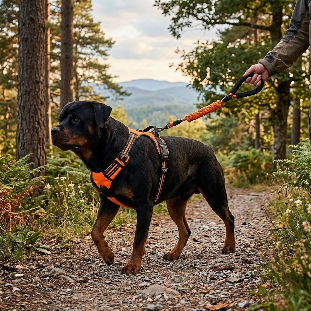 Heavy-Duty No-Pull Dog Harness with Padded Leash