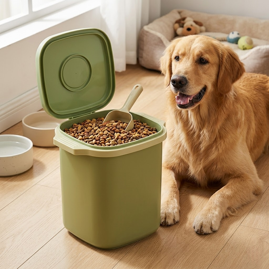 Airtight Moisture-Proof Pet Food Bin