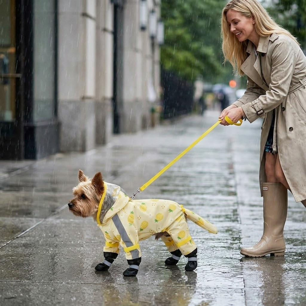 Waterproof Full-Body Pet Raincoat